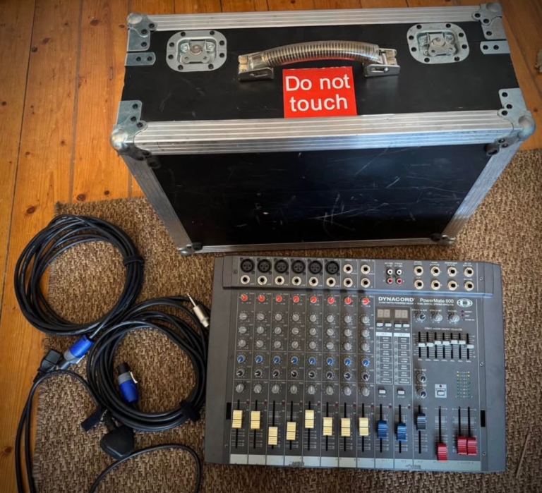 Dynacord Powermate 600 Powered Mixer Comes with flight case & leads