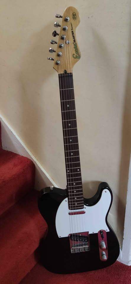  Encore blaster series telecaster full size electric guitar for ages 12 to adults
