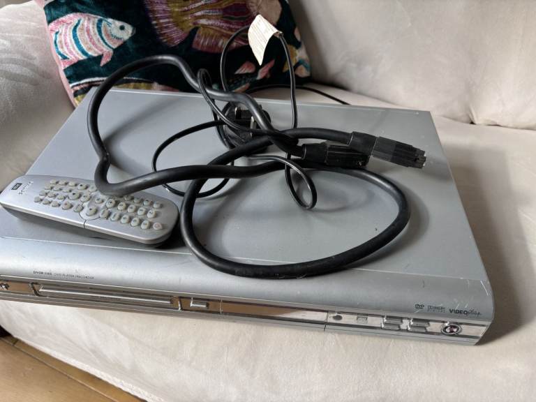 Phillips DVD Player & Recorder with Remote and Cables. Delivery or collection. 