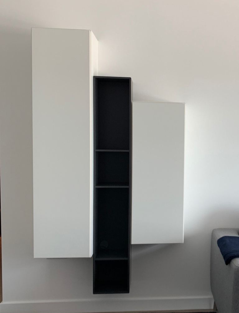 BoConcept Lugano + Como wall storage set – complete designer unit