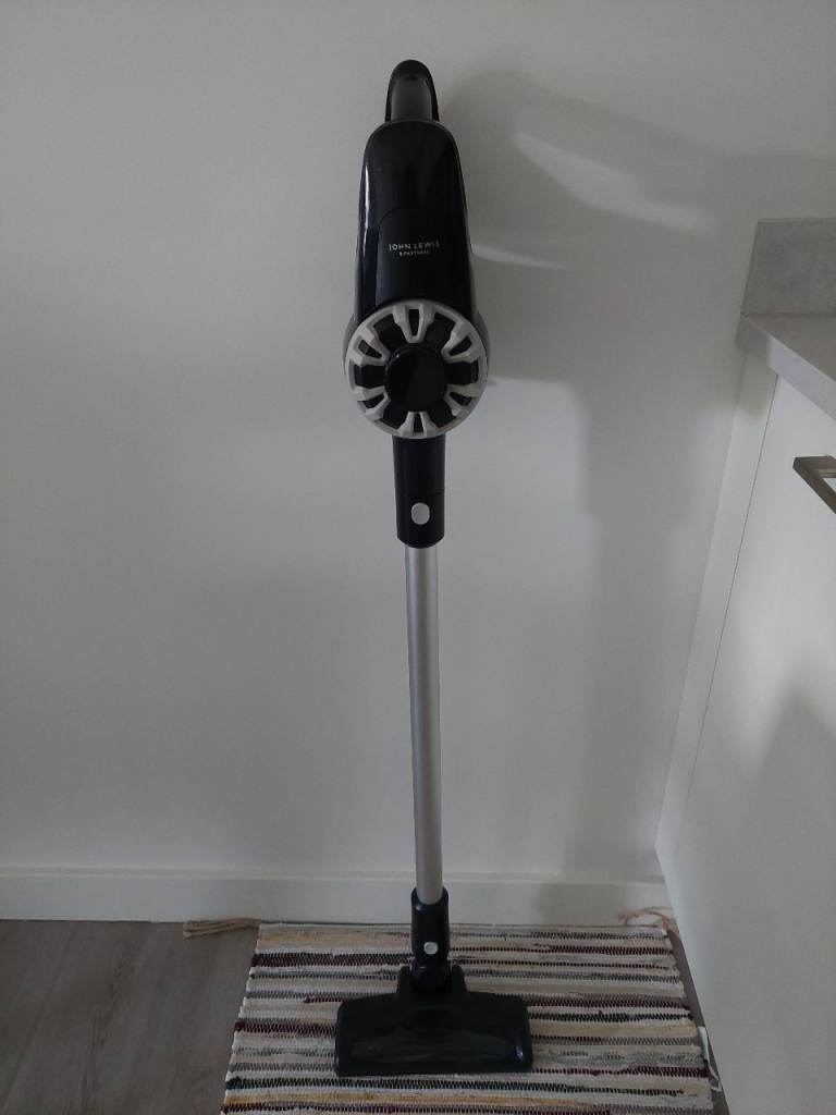 John Lewis Cordless Stick Vacuum Cleaner – Black, Good Condition