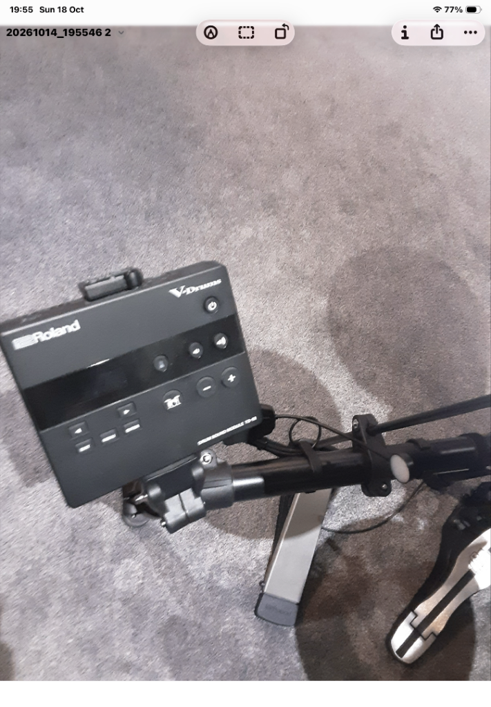 Roland TD - 02KV (with Bluetooth connector & additional Roland kick pad ...