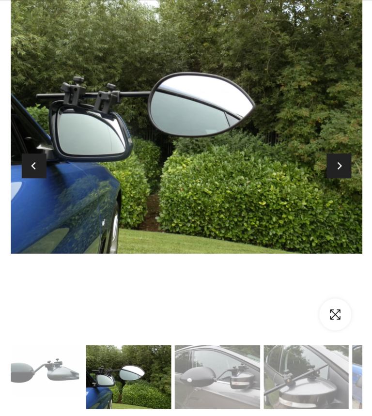 Milenco caravan towing mirrors