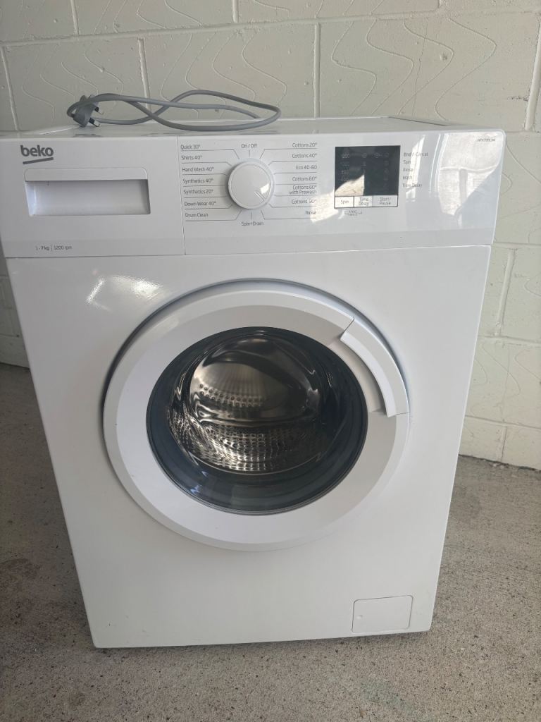 Beko WTK72011W 7kg 1200rpm Washing Machine - Good Condition