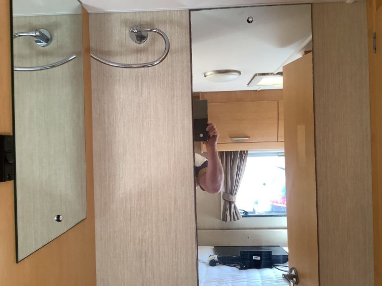 Elddis 544 towing caravan 