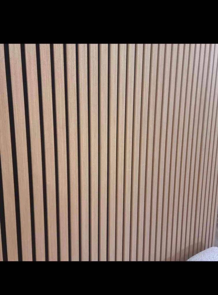 Light Oak Acoustic Slat Wall Panelling - Brand New
