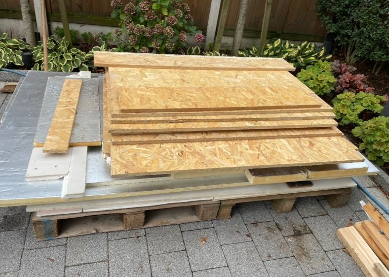 Assorted sheet/building materials