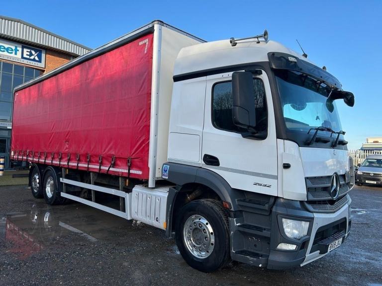 MERCEDES ACTROS 2532 *EURO 6* 26 TONNE CURTAINSIDE 2019 – BV19 JXJ