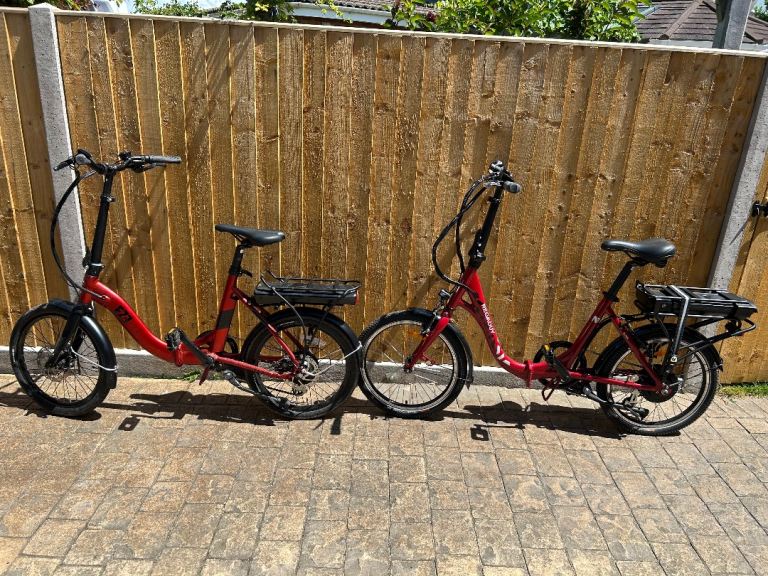 2 ELECTRIC FOLDING BIKES