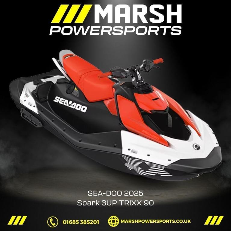 Sea-Doo Spark 3UP TRIXX 90 2025 - Sea-Doo Dealer - 1600 OFF! Ext Warranty!