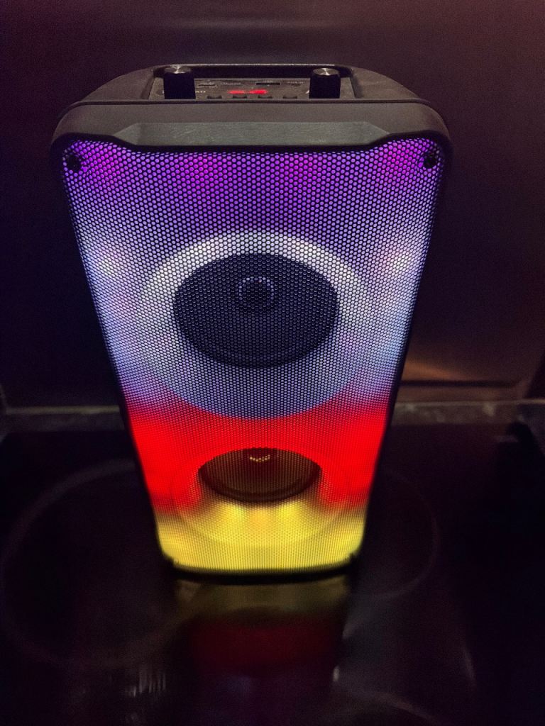 Portable Bluetooth Wireless Speaker – Disco colourful lights , 60W Super Bass