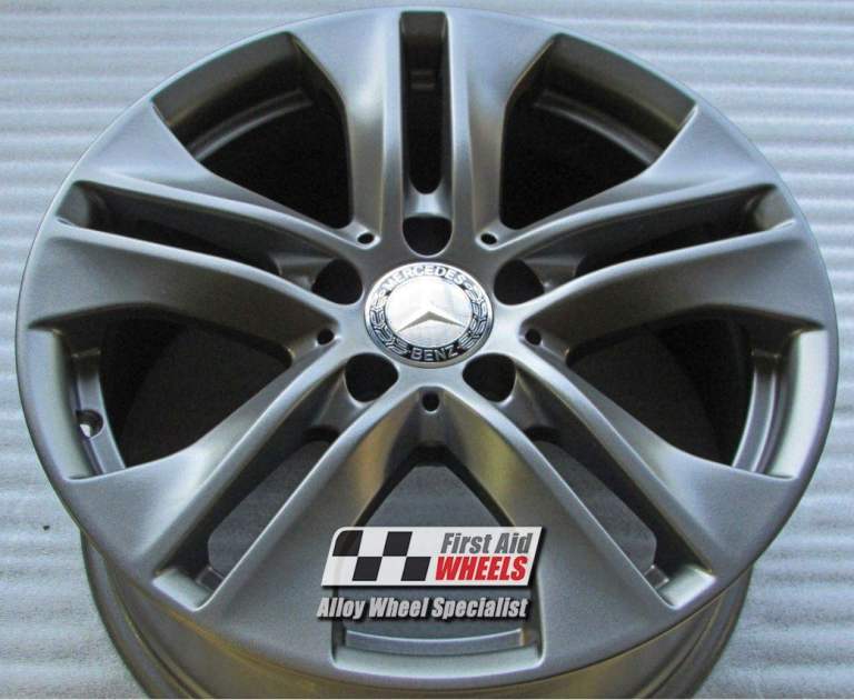 R323AM Swap MERCEDES E CLASS W212 4x 17'' GENUINE MATT ANTHRACITE GREY ALLOY WHEELS