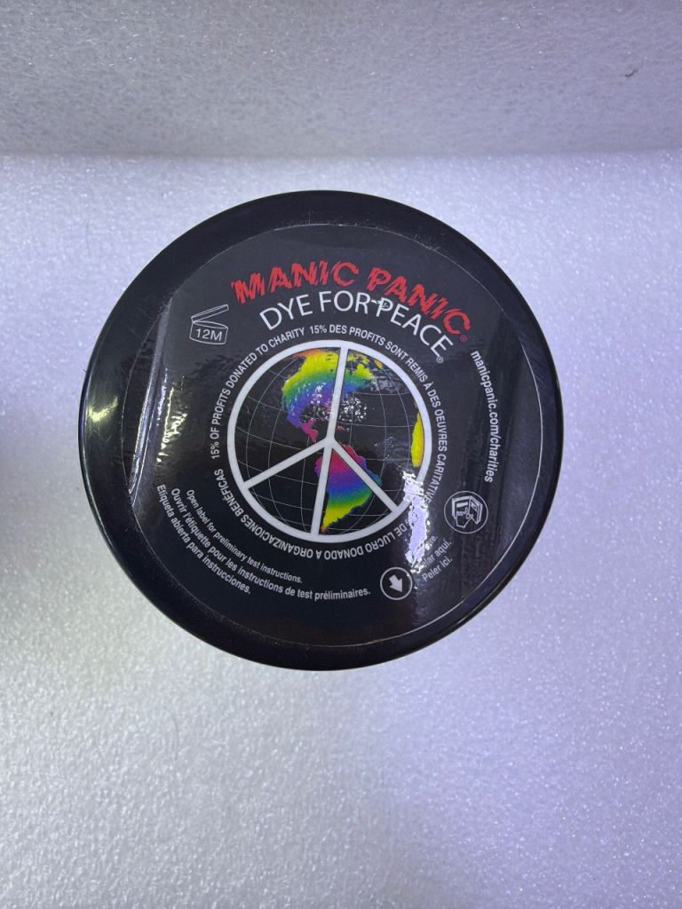 Manic Panic Dye For Peace Hair Dye - Raven Black, New & Unused