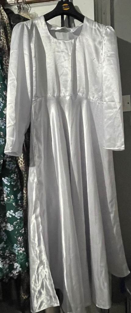 Home sewn white dress