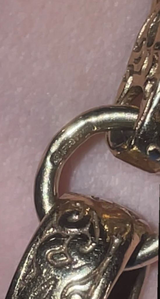Gold belcher bracelet 