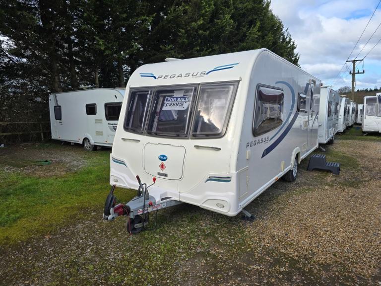 2012 Bailey Pegasus Milan 2, 4 Berth Side Dinette Rear Washroom Caravan