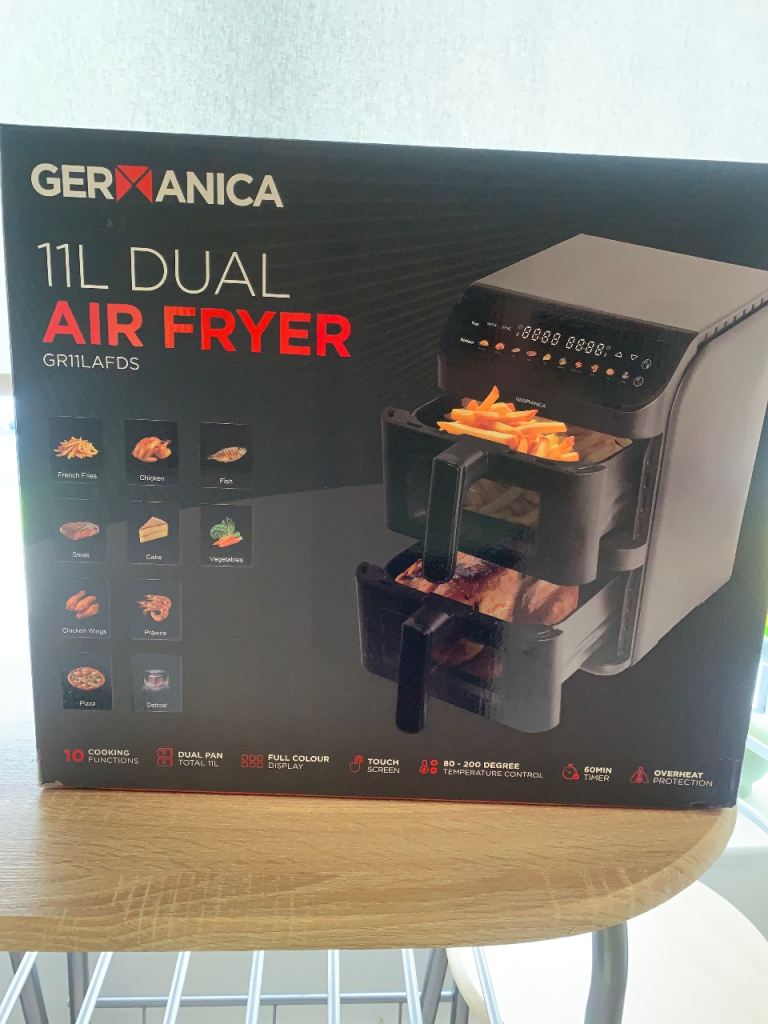 Germanica dual stacked Airfryer 11 litres