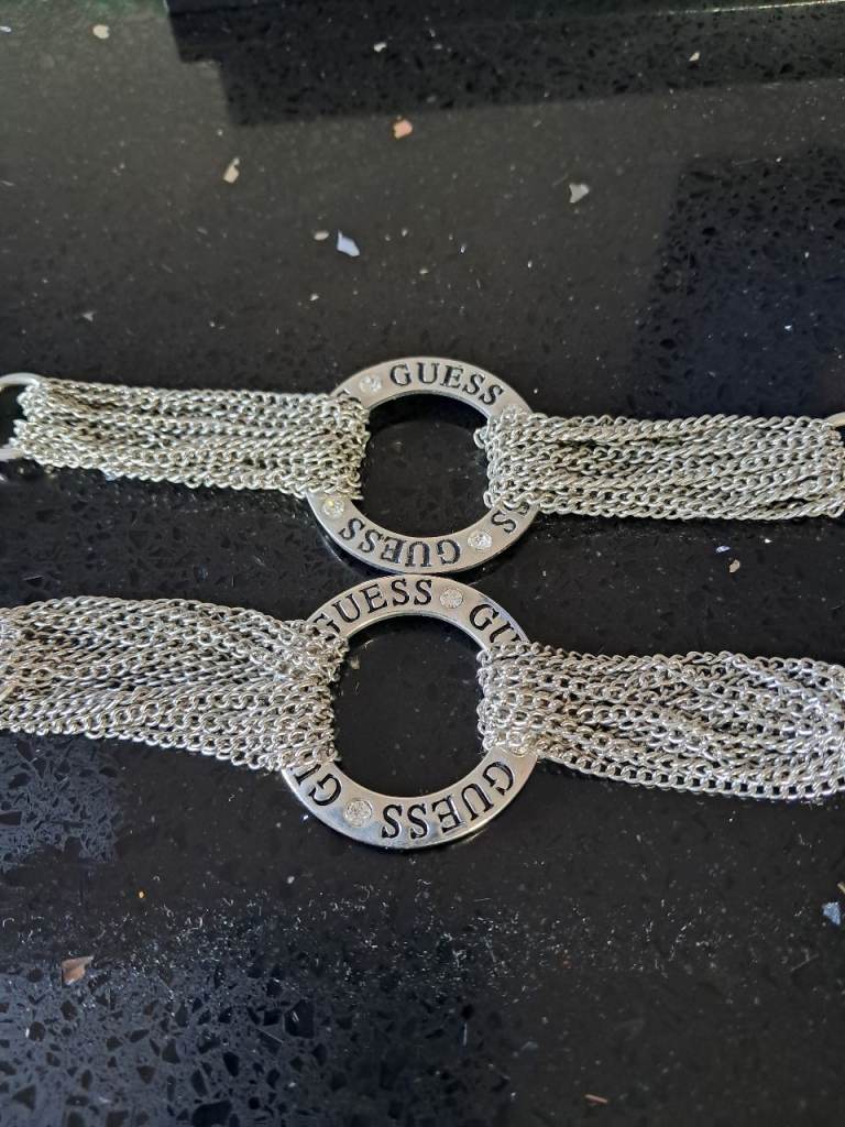 Guess necklace and bracelet set vintage reduced for quick sale