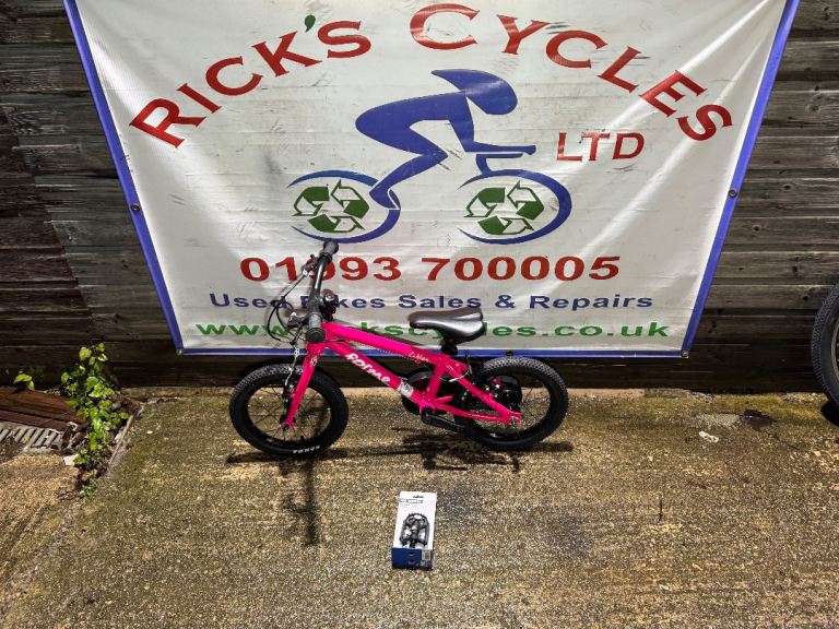 Forme Cubley 14” Wheel Girls Bike. Pink! No26. £160. Also available in other colours.