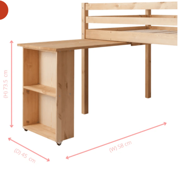 Cabin bed with desk Noa and Nani