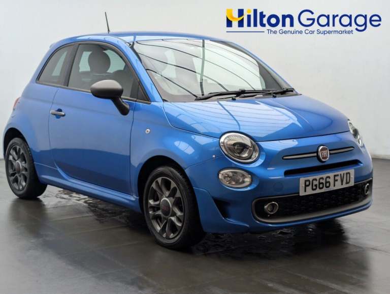2016 Fiat 500 1.2 S Hatchback 3dr Petrol Manual Euro 6 (s/s) (69 bhp) PARKING SENSORS+BLU HATCHBA...