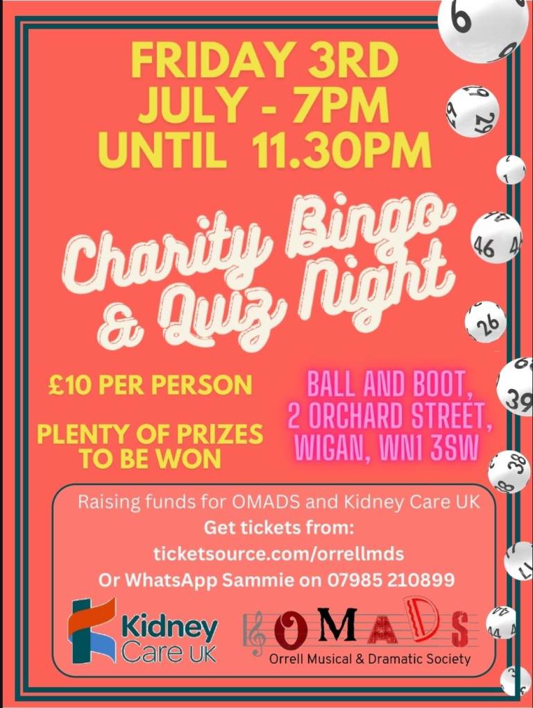Charity Quiz and Bingo Night
