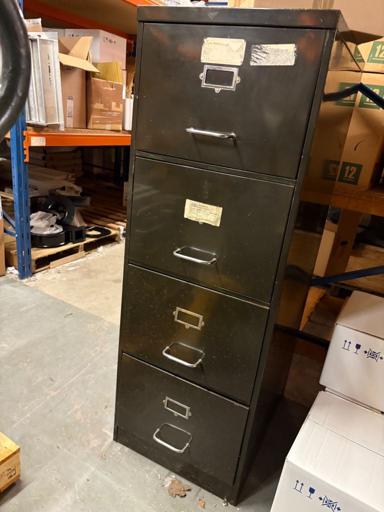 Vintage filing cabinet