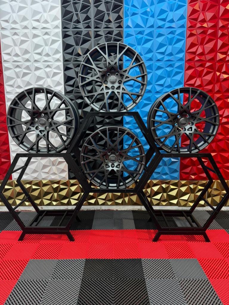 BRAND NEW 19” AUDI S3 A3 STYLE MATT GREY ALLOY WHEELS 5X112