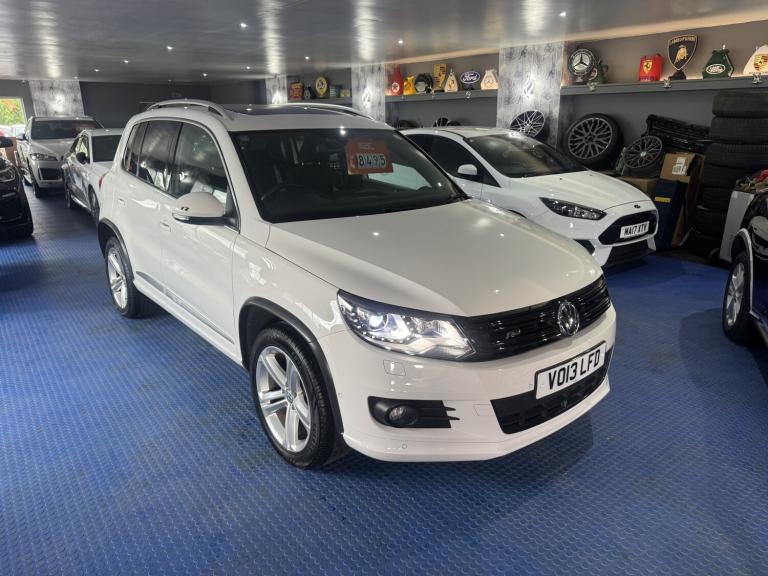 VOLKSWAGEN TIGUAN 2.0 TDI BlueMotion Tech R-Line White Manual Diesel 2013