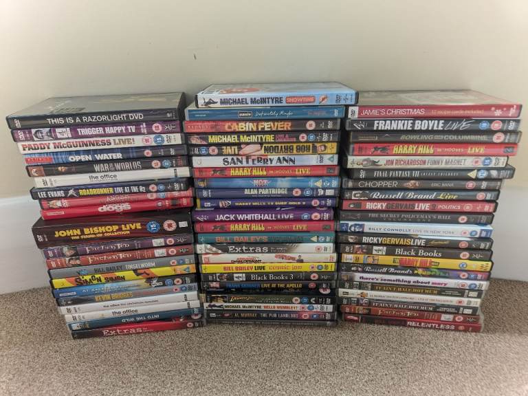 63 DVD Job Lot - ideal for car booters, etc