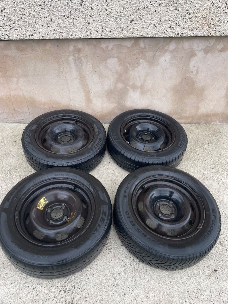 Steel wheels Decent Tyres 