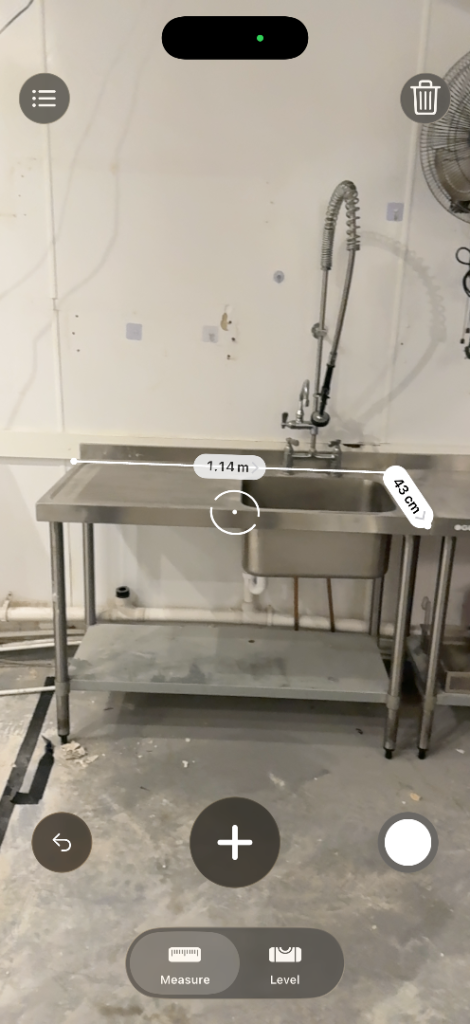 Commercial sink with prep area