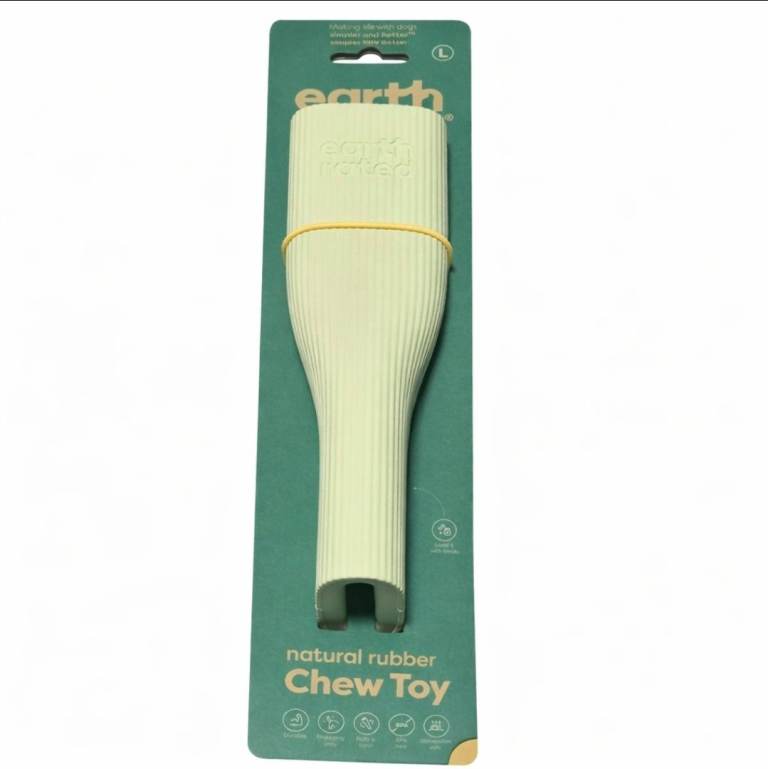 Earth Rated Natural Rubber Dog Chew Toy – Large – Brand New