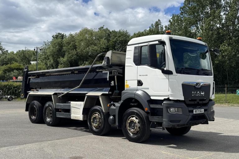 2021 71 plate Euro 6 MAN TGS 35.430 8X4 32t Tipper