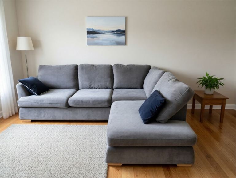 Dfs grey corner sofa 