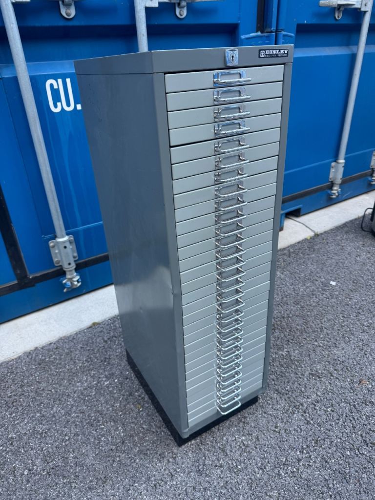 Bisley 30 draw Metal filing cabinet possible delivery