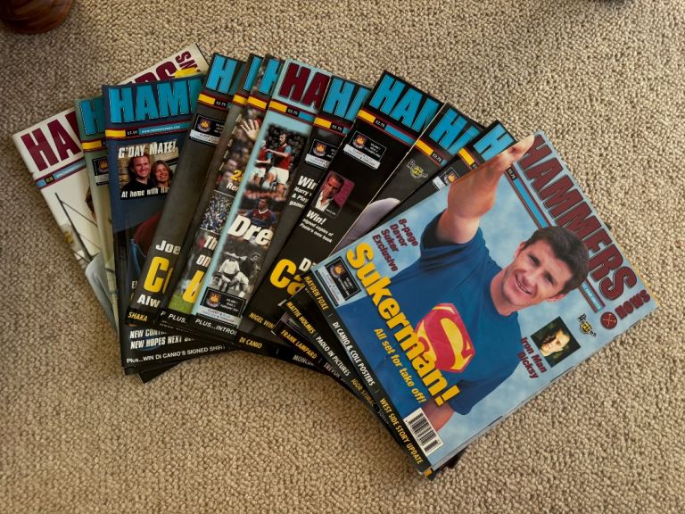 West Ham - Hammers Magazines