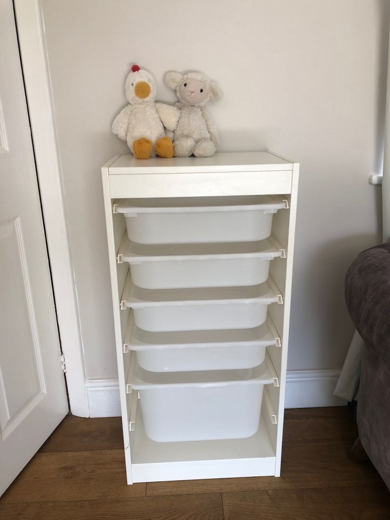 Ikea white trofast storage