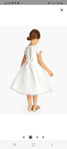 Brand New John Lewis & Partners Kids' Sequin Belted Bridesmaid Dress, for Sale