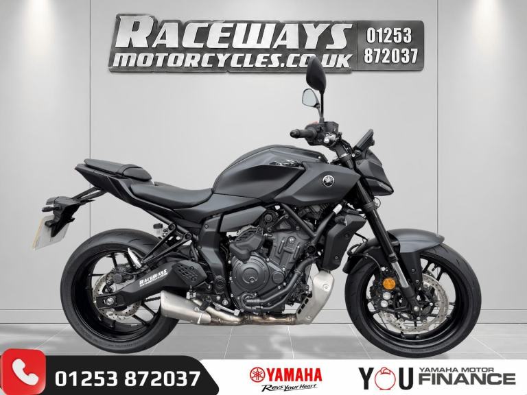 2026 YAMAHA MT-07 Y-AMT 26 reg, Just 131 Miles, finished in Tech Black Ex Demo
