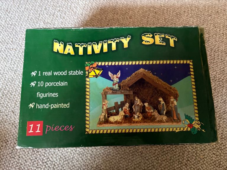 New in box Nativity scene