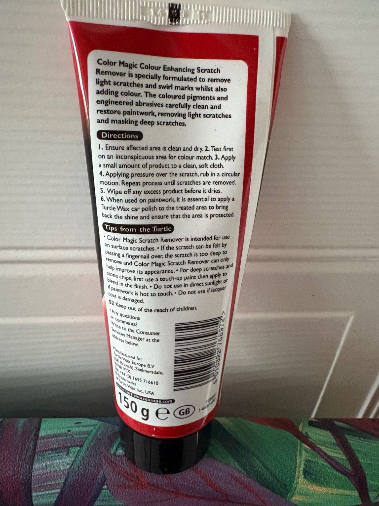 Turtle Wax Scratch Remover