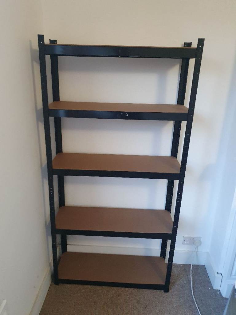 Industrial Shelves Shelving 5 Tier 180cm x 70cm x 30cm Set of 3 (note one is larger at 45cm depth)