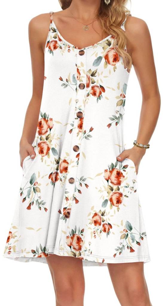 Womens Summer Dress Spaghetti Strap Dress BRAND NEW