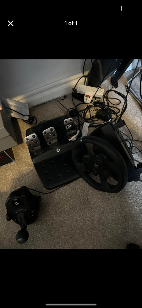 Logitech steering wheel set gaming 