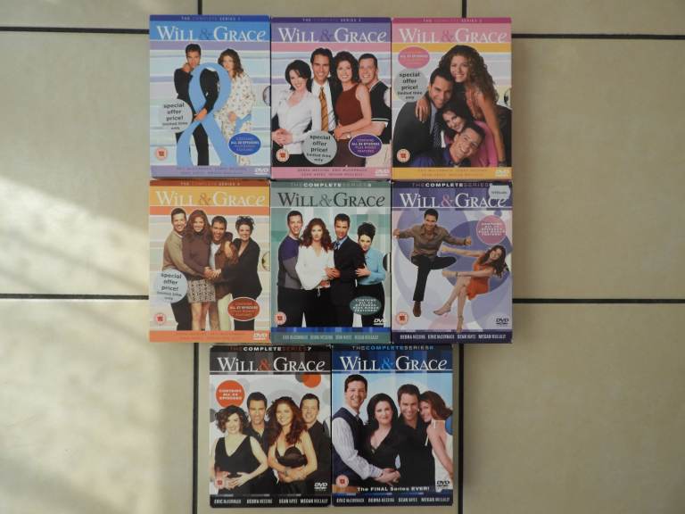 ** Will & Grace DVD ** Complete series of all 8 original TV seasons