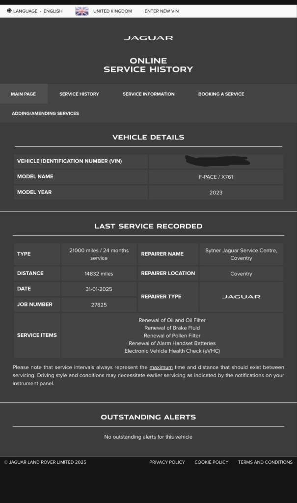 2023 Jaguar F-PACE 2.0L Diesel Santorini Black R Dynamic Black Edition