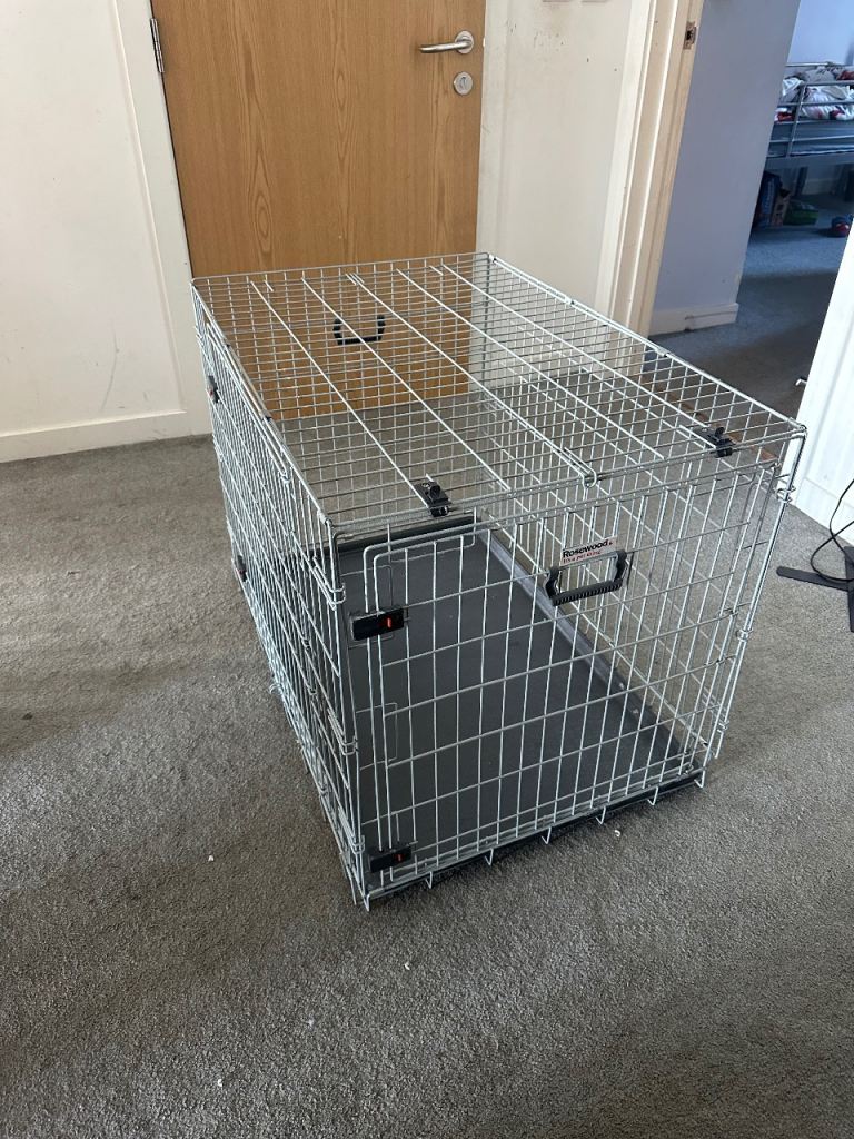 Medium folding dog cage