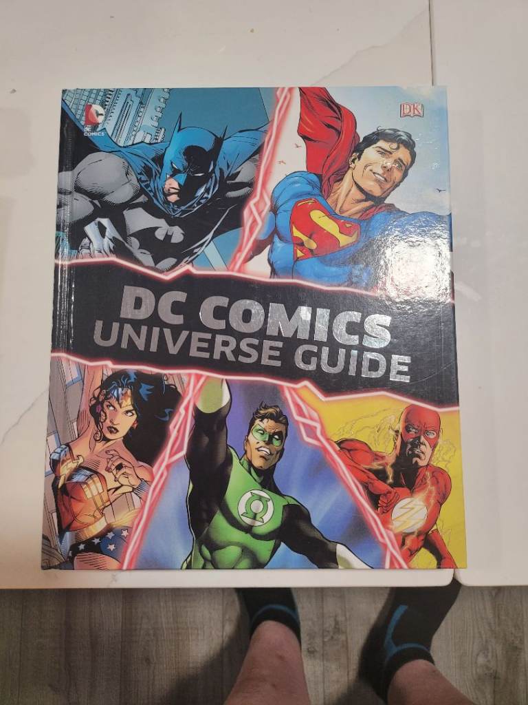 DC Comics Universe Guide Hardcover Book – Good Condition