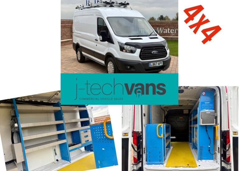 2018 Ford Transit T350 2.0 TDCi 130ps L2 H2 AWD / Trail Van ***4x4 Workshop Van*** PANEL VAN Dies...